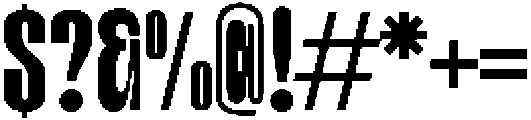 Oui Shiver Regular otf (400) Font OTHER CHARS