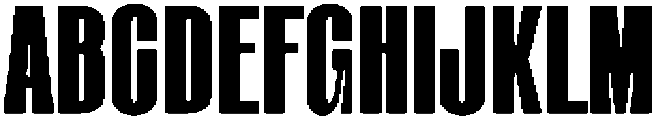 Oui Shiver Regular otf (400) Font UPPERCASE
