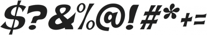 Oui Wolfie Semi Light Ultra Condensed Italic otf (300) Font OTHER CHARS