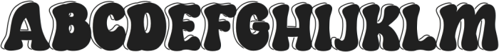 Ourgrown Shadow otf (400) Font UPPERCASE