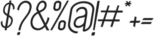 OusterSans-Italic otf (400) Font OTHER CHARS