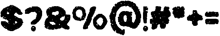 Outbrave Regular otf (400) Font OTHER CHARS
