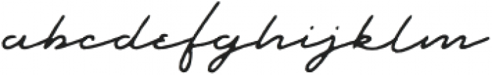 Outdoors Signature Rough otf (400) Font LOWERCASE