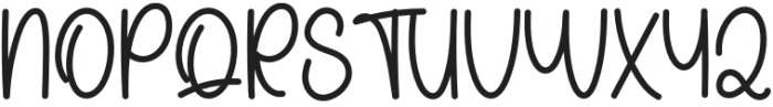 Outfit Cartoon Regular otf (400) Font UPPERCASE