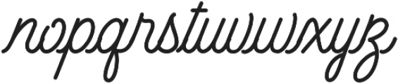 Outfitter Script otf (400) Font LOWERCASE