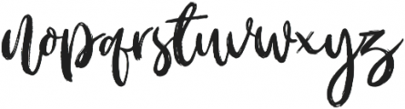 Outistyle otf (400) Font LOWERCASE