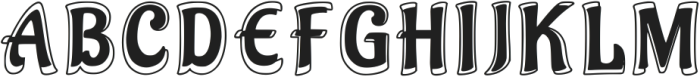 Outla Regular otf (400) Font UPPERCASE