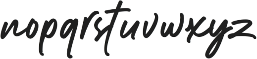 Outlander signature otf (400) Font LOWERCASE