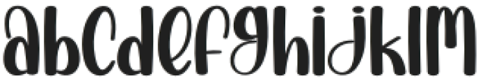 Outline Garden Regular otf (400) Font LOWERCASE