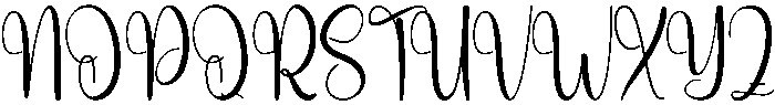 Outline Regular otf (400) Font UPPERCASE