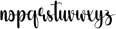 Outline Regular otf (400) Font LOWERCASE