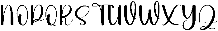 Outline Regular otf (400) Font UPPERCASE