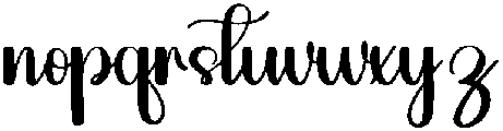 Outline Regular otf (400) Font LOWERCASE