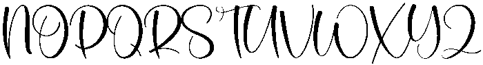 Outline Regular otf (400) Font UPPERCASE