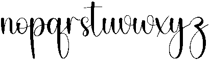 Outline Regular otf (400) Font LOWERCASE