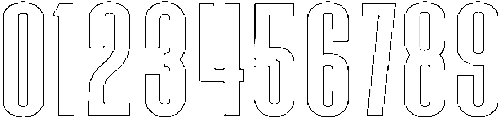 Outline otf (400) Font OTHER CHARS