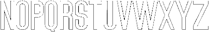 Outline otf (400) Font UPPERCASE