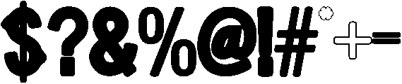 Outline otf (400) Font OTHER CHARS