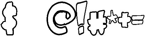 Outline otf (400) Font OTHER CHARS