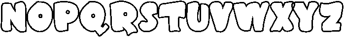 Outline otf (400) Font UPPERCASE