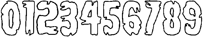 Outline otf (400) Font OTHER CHARS