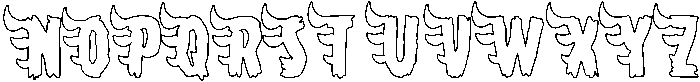 Outline otf (400) Font UPPERCASE