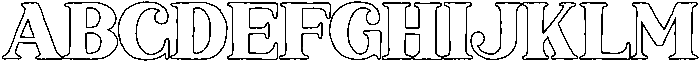 Outline otf (400) FONT