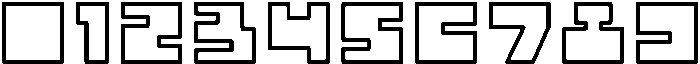 Outline otf (400) Font OTHER CHARS