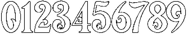 Outline otf (400) Font OTHER CHARS