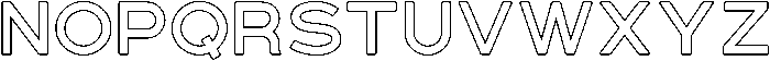 Outline otf (400) Font UPPERCASE