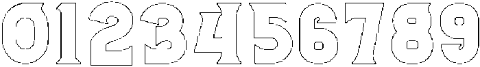 Outline otf (400) Font OTHER CHARS