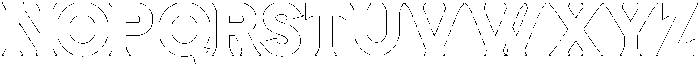 Outline otf (400) Font UPPERCASE