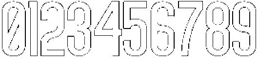 Outline otf (400) Font OTHER CHARS