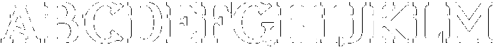 Outline otf (400) Font UPPERCASE