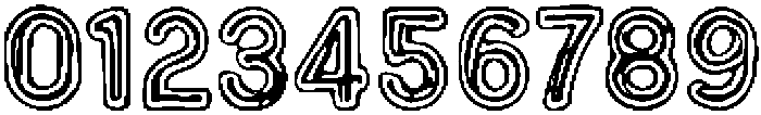 Outlined Cartoon Regular otf (400) Font OTHER CHARS