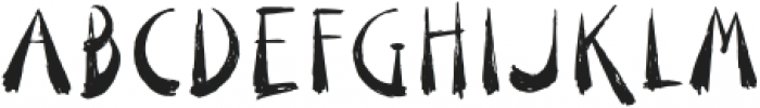 OutrightHorrorBold otf (700) Font LOWERCASE
