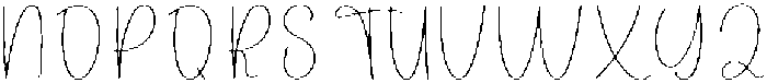 Outside Beautiful Regular otf (400) Font UPPERCASE
