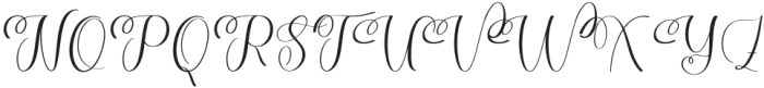 Outside Beautiful Regular otf (400) Font UPPERCASE