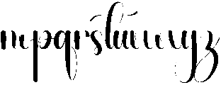Outside Christmas Regular otf (400) Font LOWERCASE