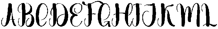 Outside December Regular otf (400) Font UPPERCASE