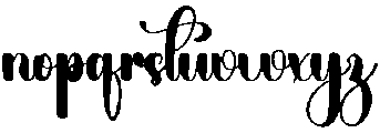 Outside December Regular otf (400) Font LOWERCASE