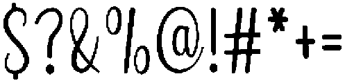 Outside Easter Regular otf (400) Font OTHER CHARS