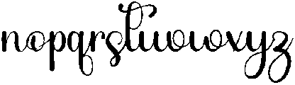 Outside Easter Regular otf (400) Font LOWERCASE