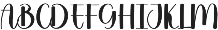 Outside Holiday Regular otf (400) Font UPPERCASE