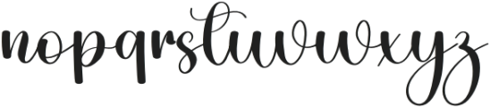 Outside Magnolia Regular otf (400) Font LOWERCASE