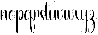 Outside Regular otf (400) Font LOWERCASE