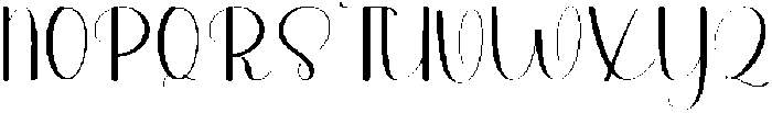 Outside Vocation Regular otf (400) Font UPPERCASE