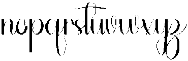 Outside Vocation Regular otf (400) Font LOWERCASE