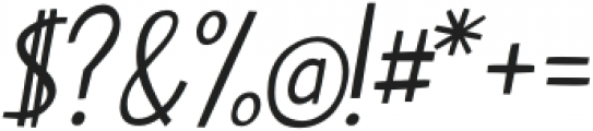 OutsideVoice-Italic otf (400) Font OTHER CHARS