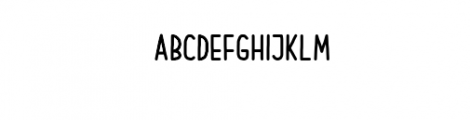 OurHand-ExtraBold.ttf Font UPPERCASE